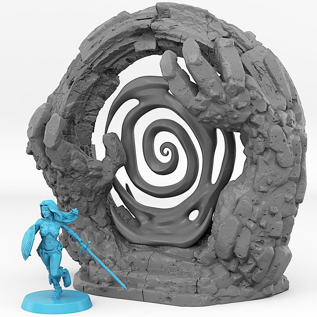 3D Printed Fantastic Portals and Effects Golem Portal 28mm - 32mm D&D Wargaming