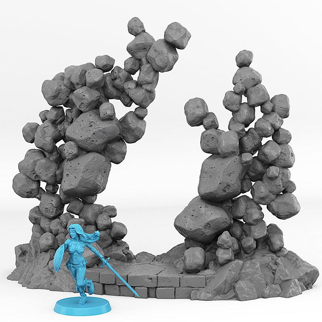 3D Printed Fantastic Portals and Effects Gravity Portal 28mm - 32mm D&D Wargaming