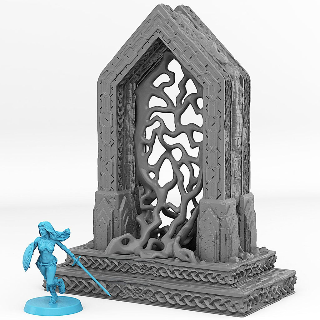 3D Printed Fantastic Portals and Effects Moria Portal 28mm - 32mm D&D Wargaming
