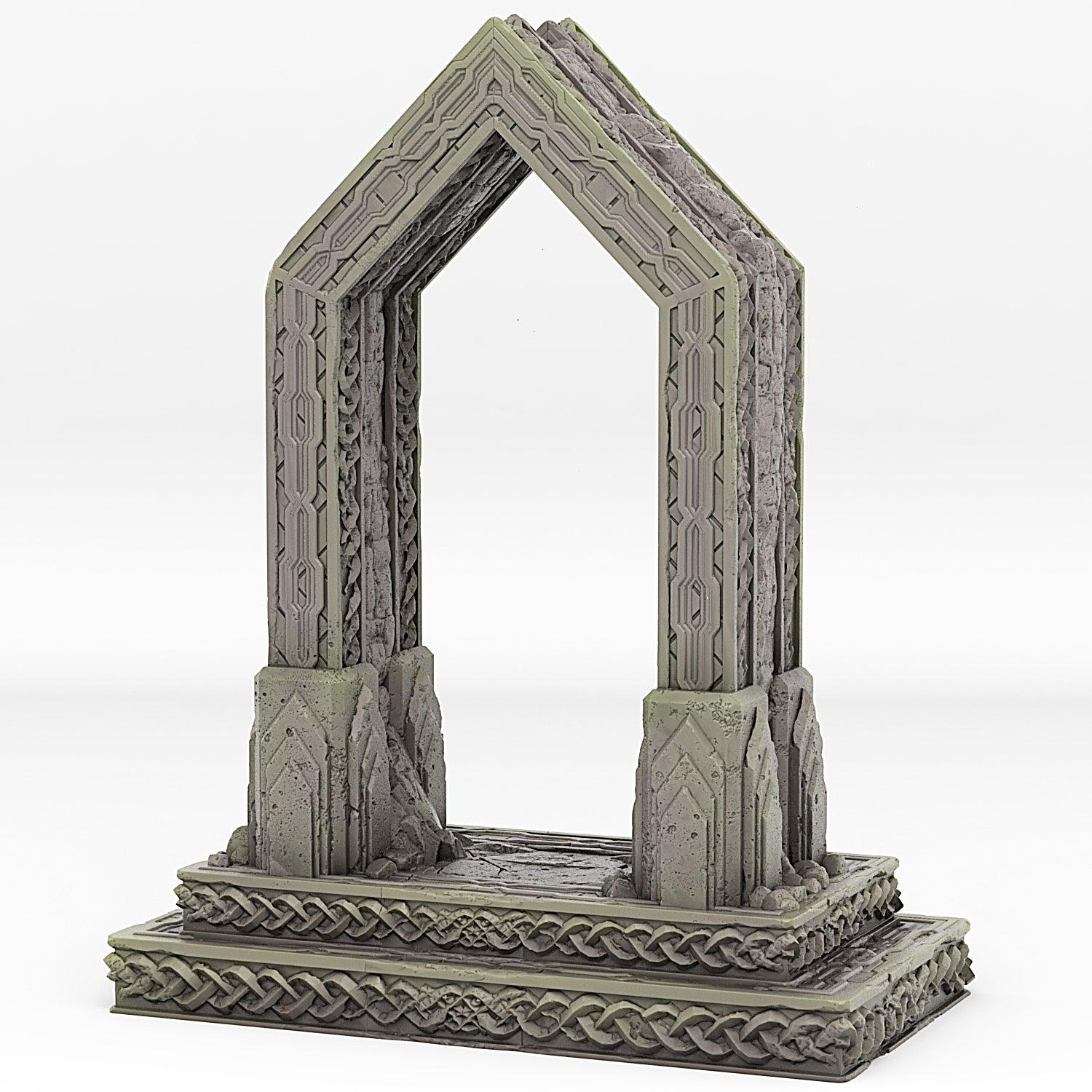 3D Printed Fantastic Portals and Effects Moria Portal 28mm - 32mm D&D Wargaming