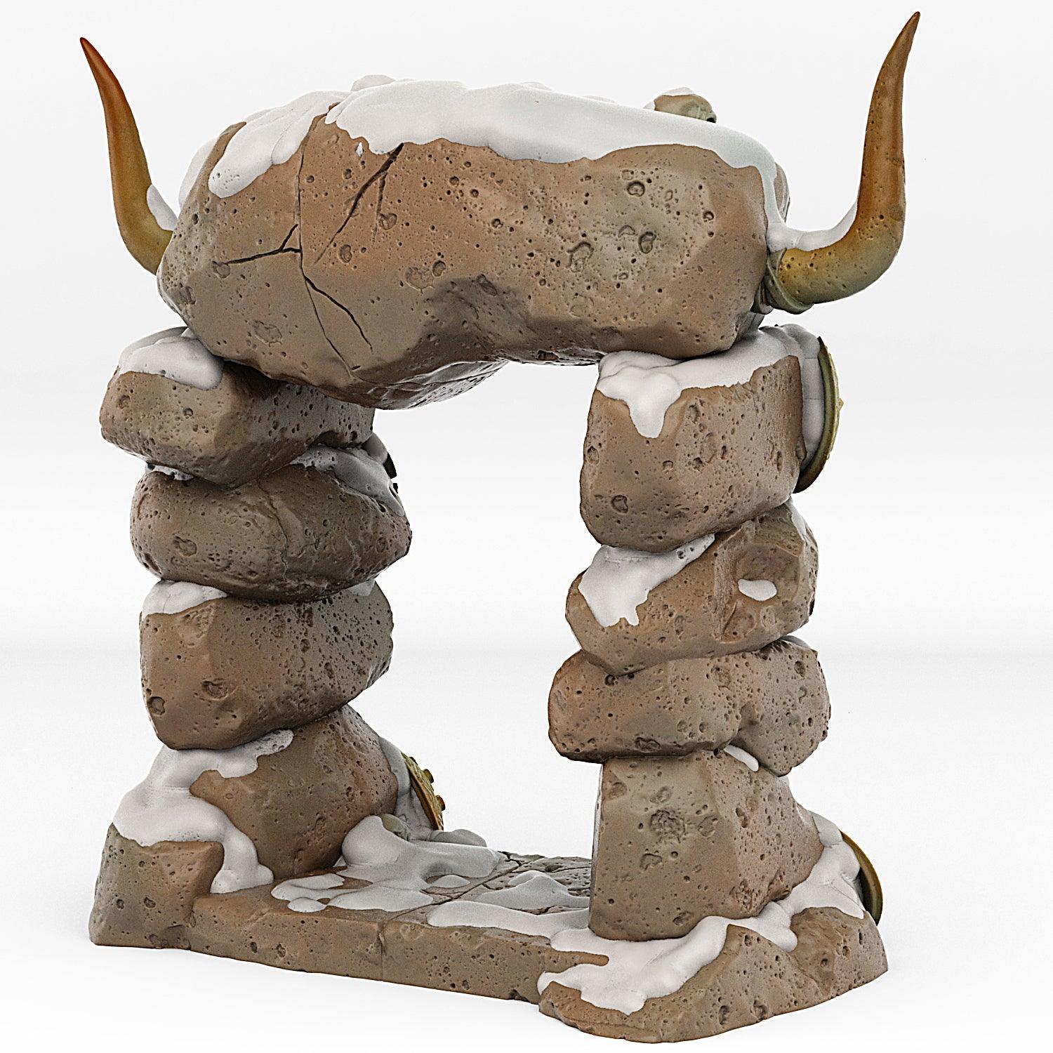 3D Printed Fantastic Portals and Effects Northmen Portal 28mm - 32mm D&D Wargaming