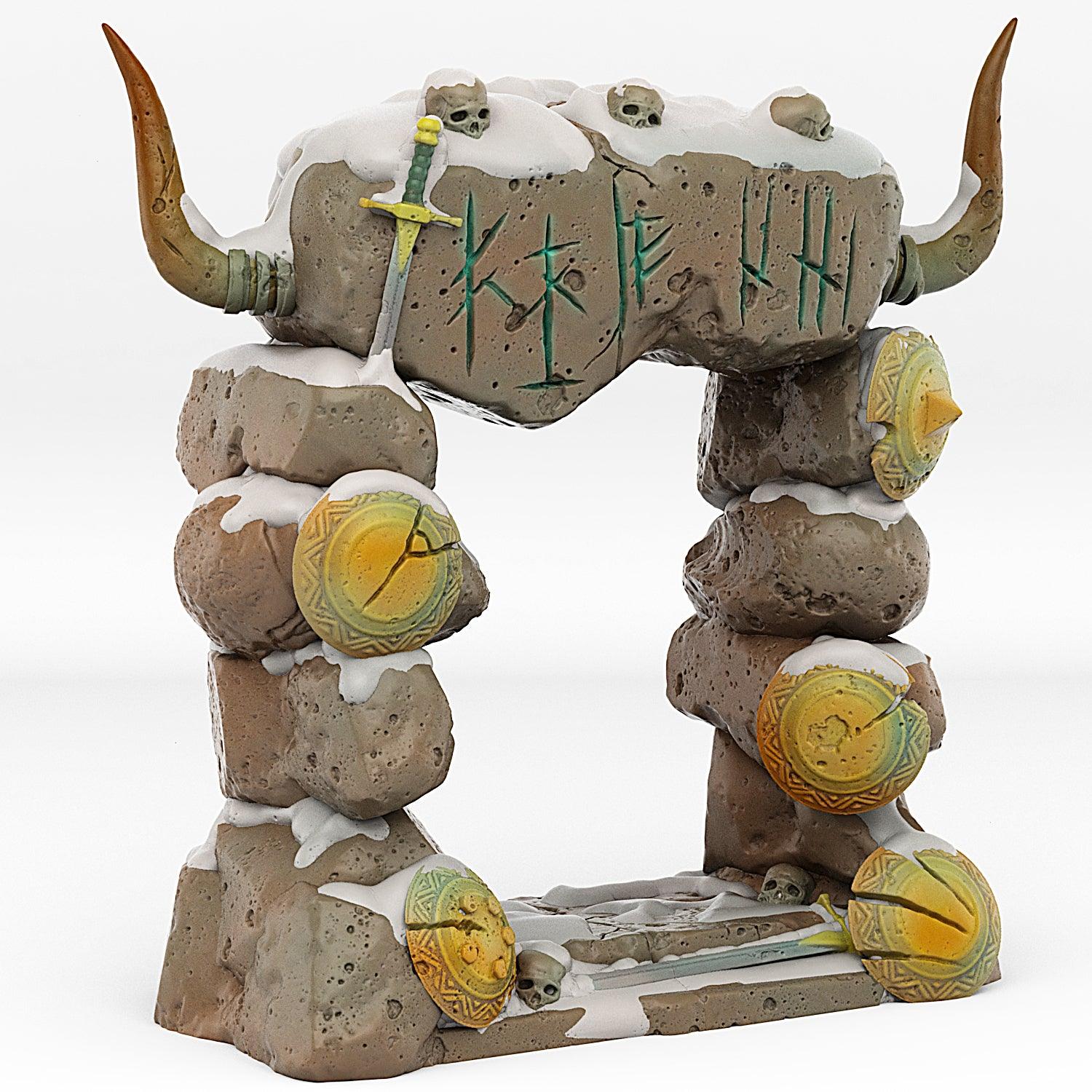 3D Printed Fantastic Portals and Effects Northmen Portal 28mm - 32mm D&D Wargaming