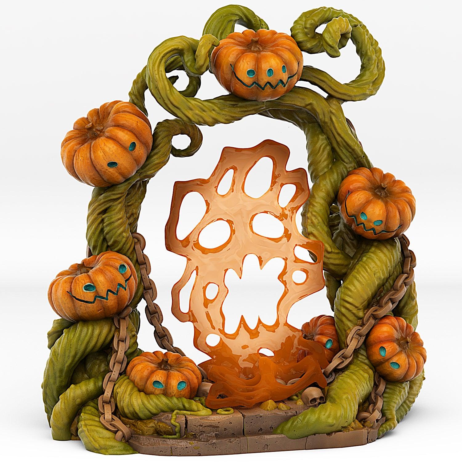 3D Printed Fantastic Portals and Effects Pumpkins Portal 28mm - 32mm D&D Wargaming
