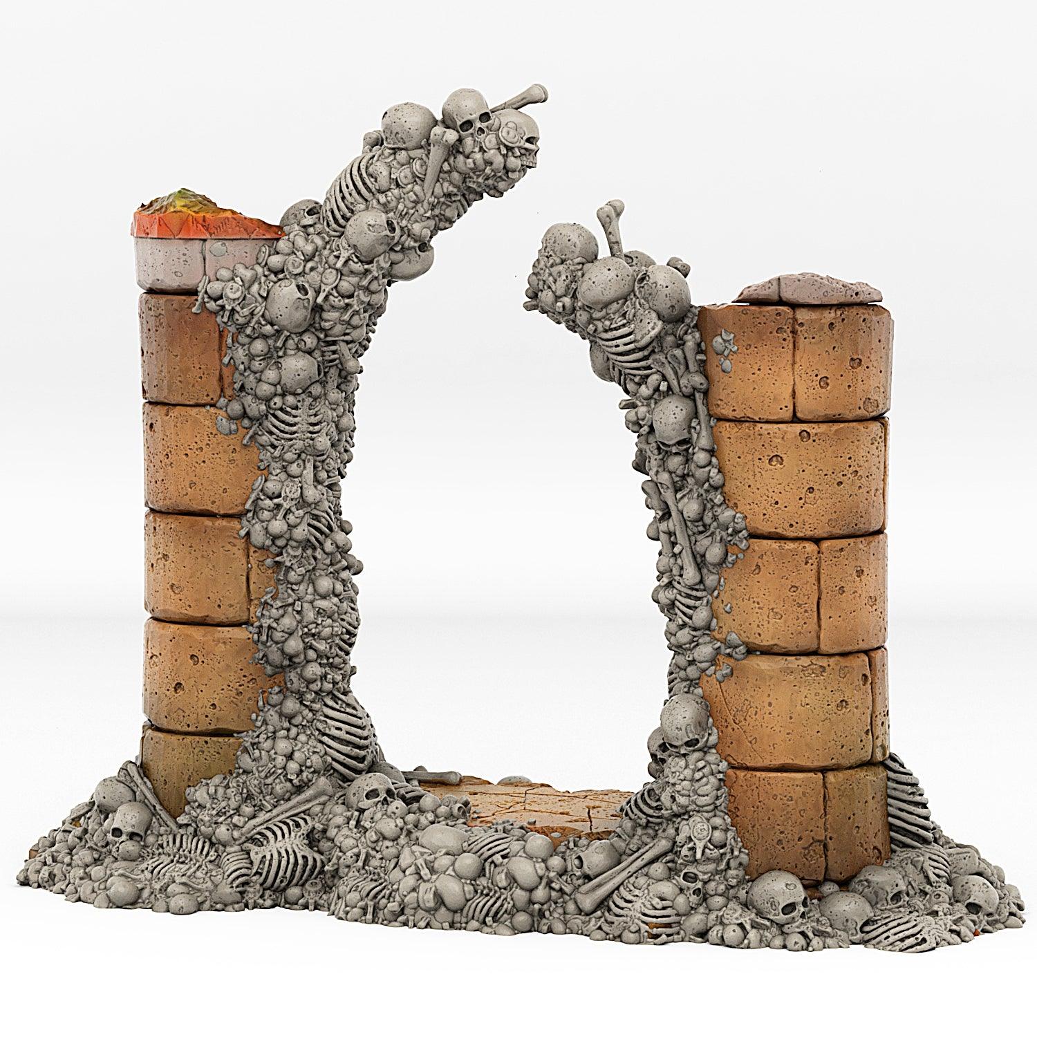 3D Printed Fantastic Portals and Effects Skeletons Portal 28mm - 32mm D&D Wargaming