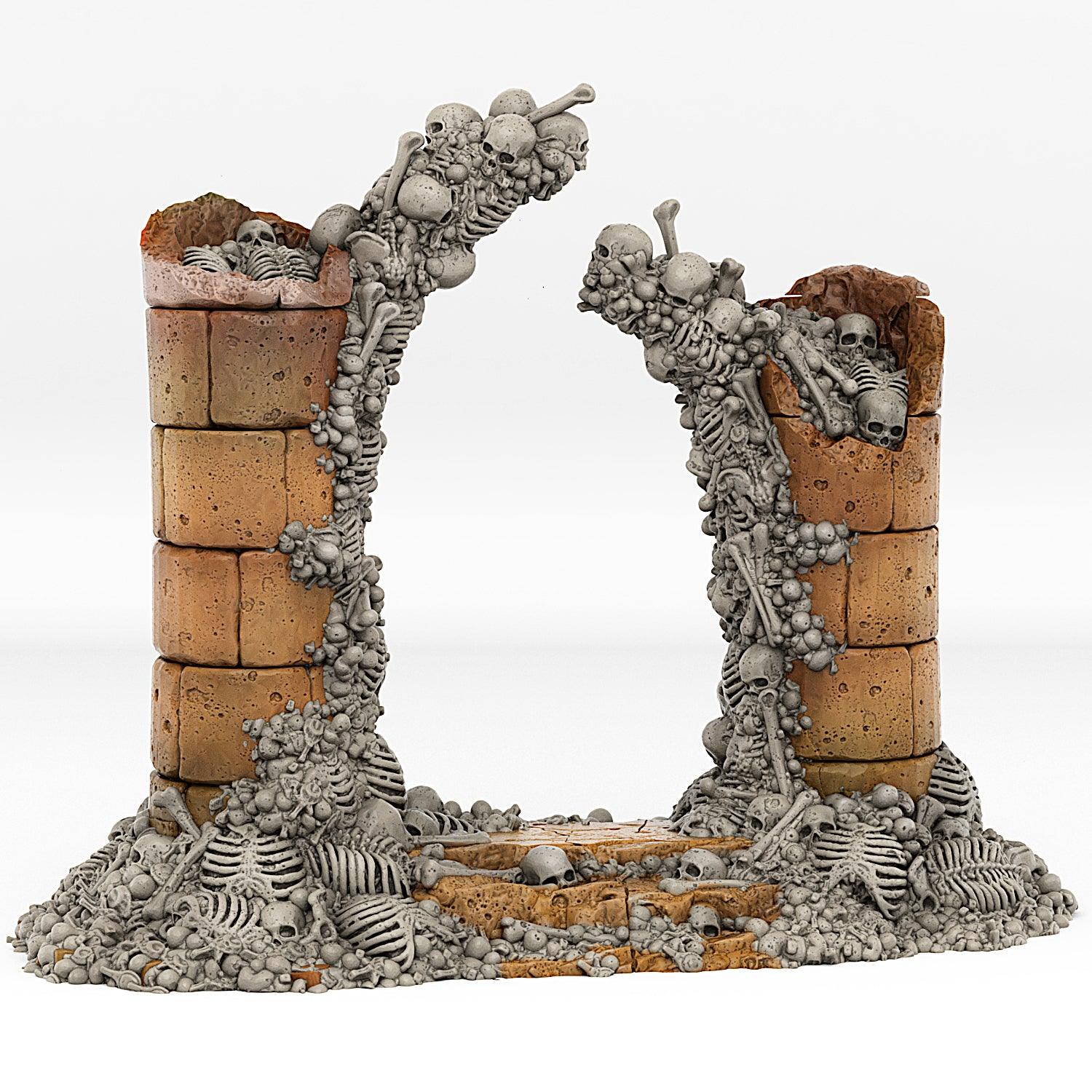 3D Printed Fantastic Portals and Effects Skeletons Portal 28mm - 32mm D&D Wargaming