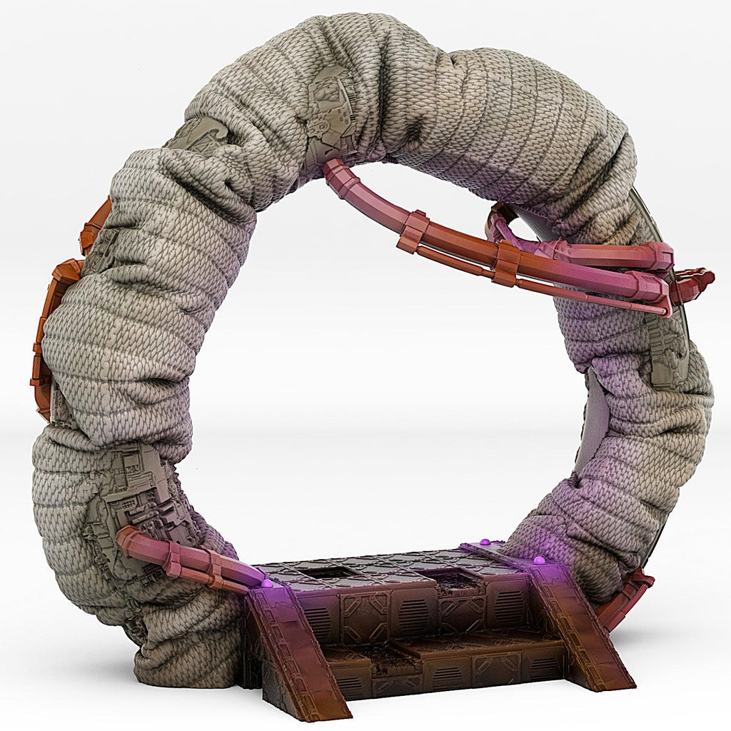 3D Printed Fantastic Portals and Effects Space Ship Portal 28mm - 32mm D&D Wargaming