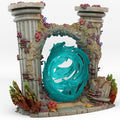 3D Printed Fantastic Portals and Effects Underwater Temple Portal 28mm - 32mm D&D Wargaming