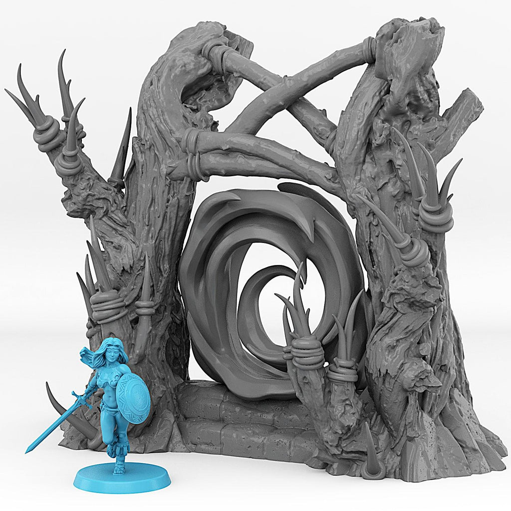 3D Printed Fantastic Portals and Effects Witch Portal 28mm - 32mm D&D Wargaming