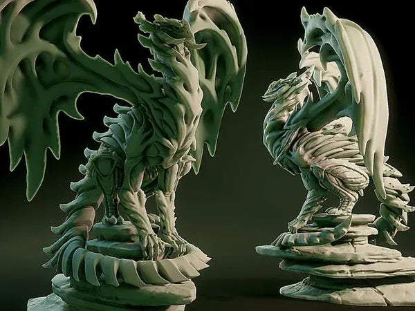 3D Printed Nafarrate Byakhee Lovecraftian Bestiary 28 32 mm D&D