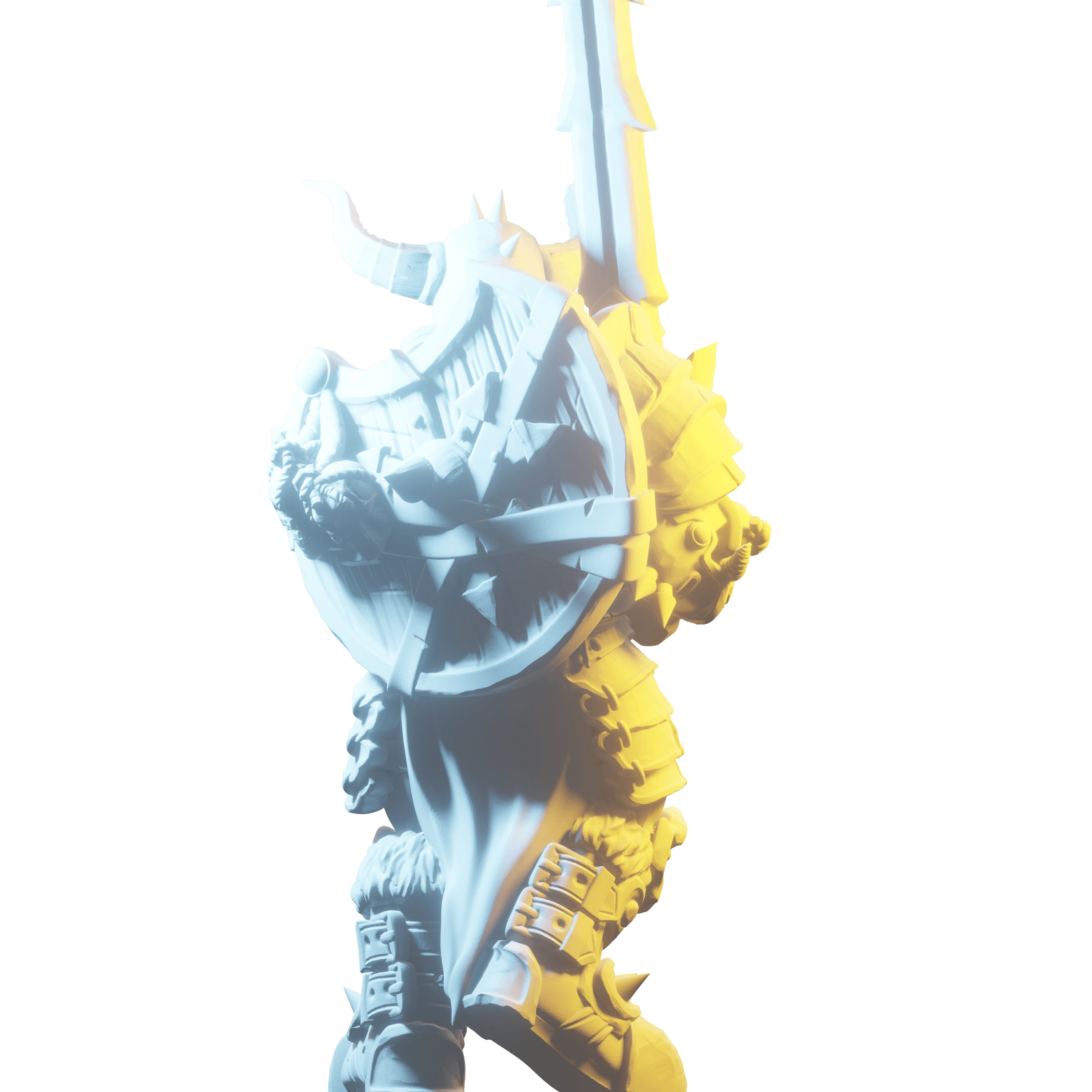 3D Printed Nafarrate - Chaos Vikings Chaos Viking 4 - 28 32 mm D&D