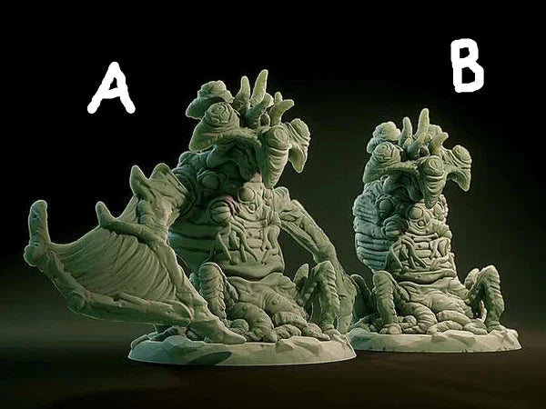 3D Printed Nafarrate Elder Thing Lovecraftian Bestiary 28 32 mm D&D