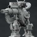 3D Printed Nafarrate Goblin Machine Gun Space Orcs 28mm 32mm D&D