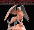 3D Printed Nafarrate Griffin Bestiary Vol. 1 Bestiary Creatures Volume 1 28 32 mm D&D