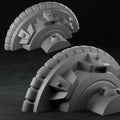 3D Printed Nafarrate Regenerator Space Orcs 28 32 mm D&D