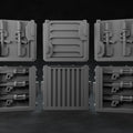 3D Printed Nafarrate Weapon Rack Set 2 Space Orcs 28 32 mm D&D