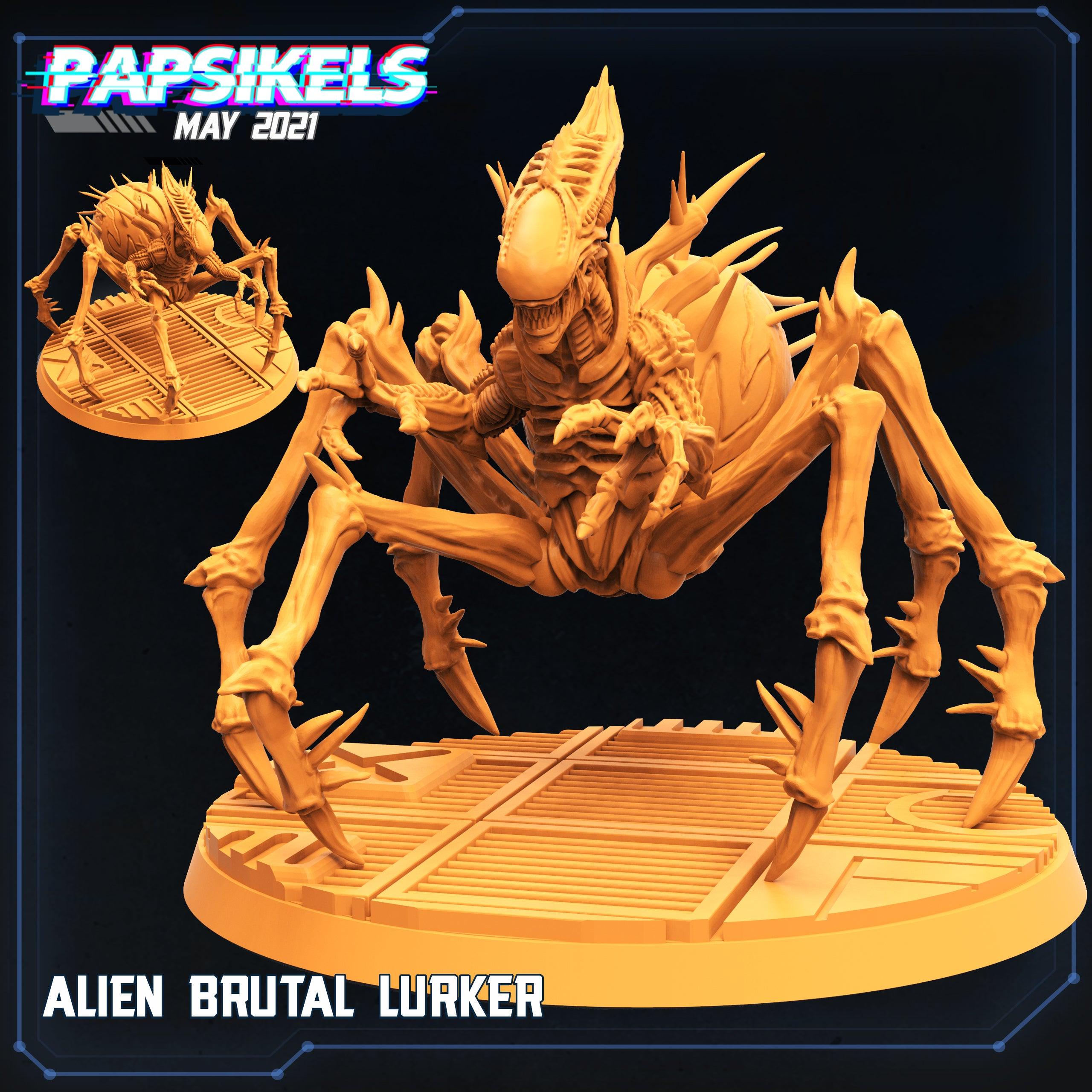3D Printed Papsikels Alien Brutal Lurker Aliens vs Humans 28mm 32mm