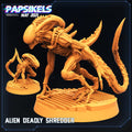 3D Printed Papsikels Alien Deadly Shredder Aliens vs Humans 28mm 32mm