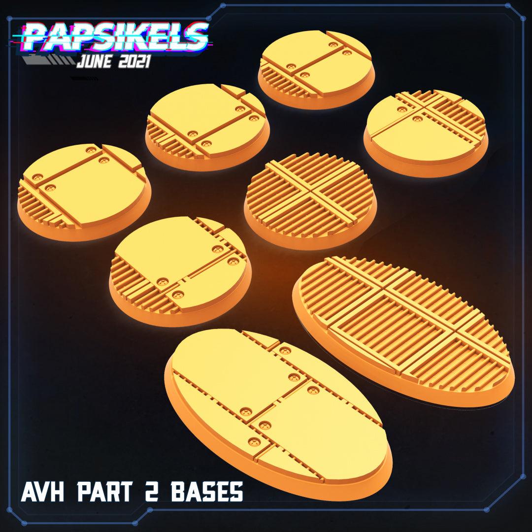 3D Printed Papsikels Aliens Vs Humans Part 2 Bases Aliens vs Humans Part 2 28mm 32mm