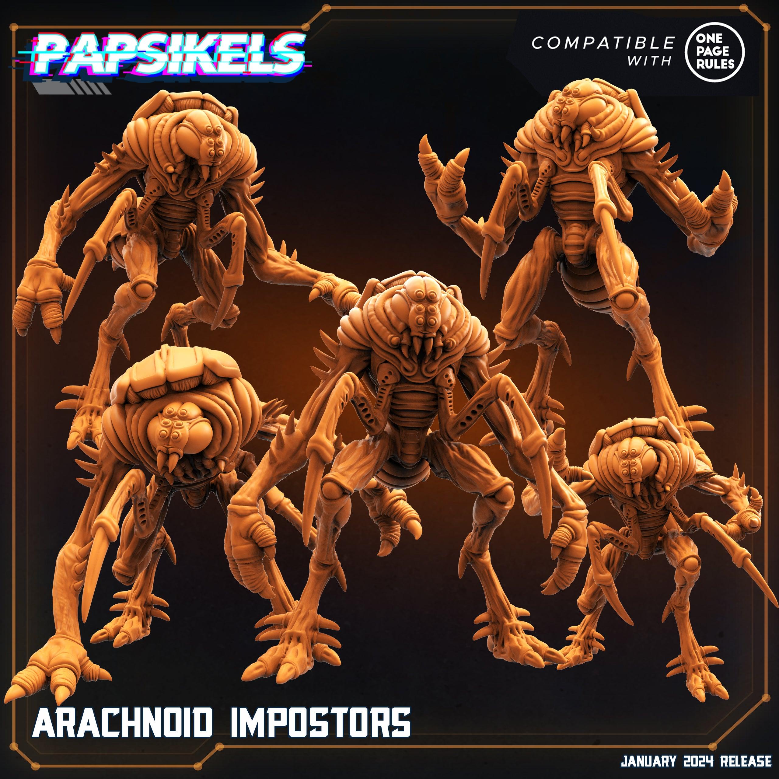 3D Printed Papsikels Arachnoid Impostors Set Dropship Troopers 28mm 32mm