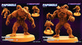 3D Printed Papsikels August 2023 - Cyberpunk Papsinoid Chameleord Set 28mm 32mm
