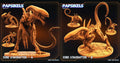 3D Printed Papsikels August 2023 - Xenowars Genesis Xeno Utahraptor Set 28mm 32mm