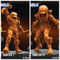 3D Printed Papsikels August 2024 Scifi City Skull Hunter Set28mm 32mm