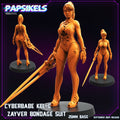 3D Printed Papsikels  Battle Creature Zoanoid Hunter Absorber SEPTEMBER 2024 CYBERPUNK 28mm 32mm
