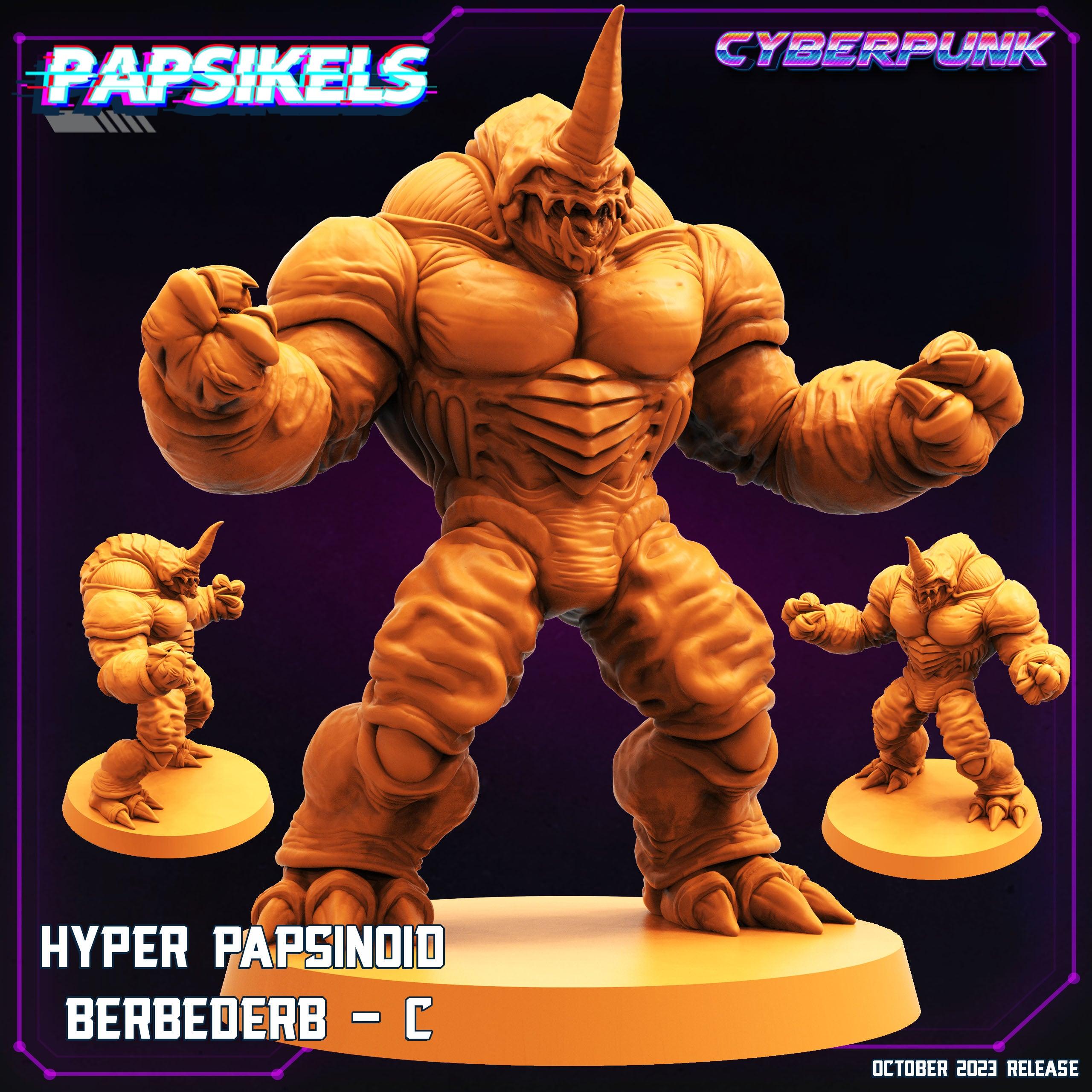 3D Printed Papsikels Berbederb C Hyper Papsinoid Berbederb Set 28mm 32mm