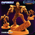 3D Printed Papsikels - Cyber Saga Episode 2 Chainsaw Guy - 28mm 32mm