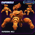 3D Printed Papsikels - Cyber Saga Episode 2 Papsikoma Mk2 - 28mm 32mm