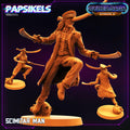 3D Printed Papsikels - Cyber Saga Episode 2 Schimitar Man - 28mm 32mm