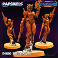 3D Printed Papsikels - Cyber Saga Episode 2 Shining Battle Asura - 28mm 32mm