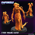 3D Printed Papsikels Cyber Wailing Cultist 28mm 32mm