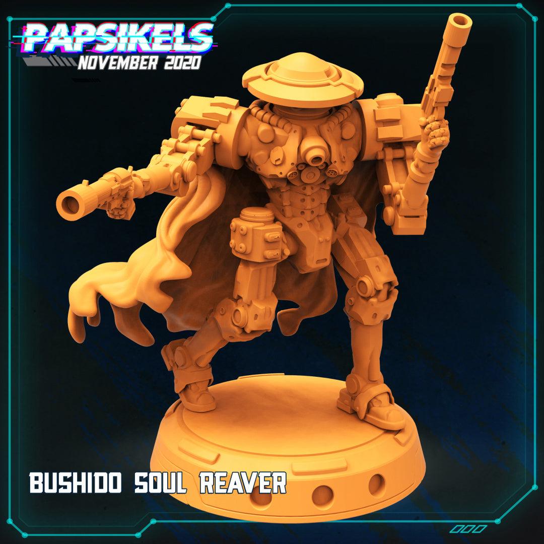 3D Printed Papsikels Cyberpunk Sci-Fi - Bushido Soul Reaver Lancer - 28mm 32mm