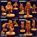 3D Printed Papsikels Cyberpunk Sci-Fi Cyber Delivery Set - 28mm 32mm