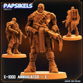 3D Printed Papsikels Cyberpunk Sci-Fi E-1000 Annihilator E 28mm 32mm