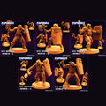 3D Printed Papsikels Cyberpunk Sci-Fi Elite Watanabe Enforcer Set - 28mm 32mm