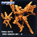 3D Printed Papsikels Cyberpunk Sci-Fi - Fukimasa Battle Droid Ravager Unit - B - 28mm 32mm