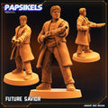 3D Printed Papsikels Cyberpunk Sci-Fi Future Savior 28mm 32mm