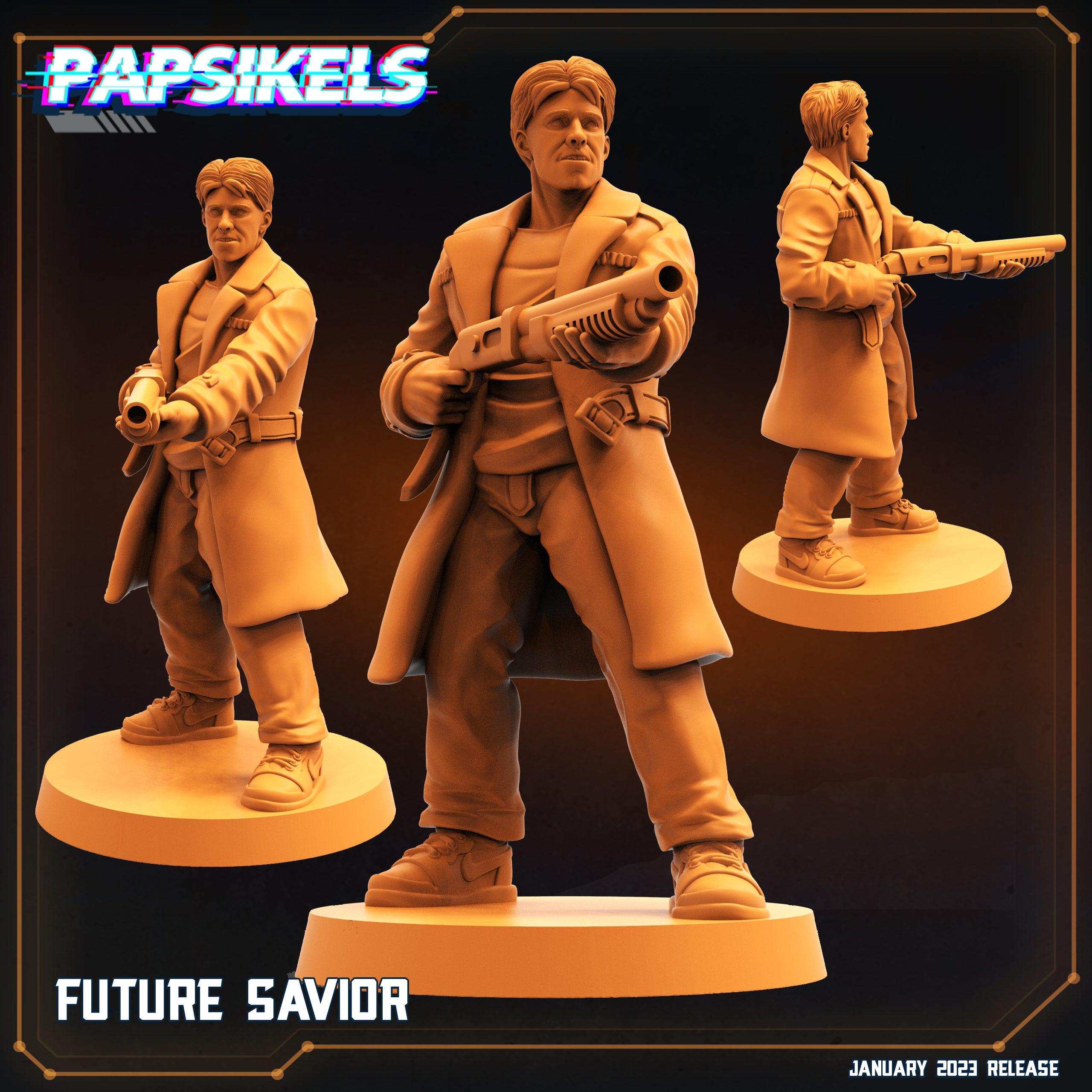3D Printed Papsikels Cyberpunk Sci-Fi Future Savior 28mm 32mm
