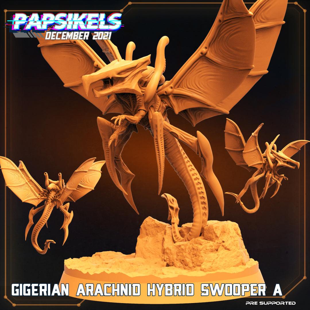 3D Printed Papsikels Cyberpunk Sci-Fi Gigerian Arachnid Hybrid Reaper A - 28mm 32mm
