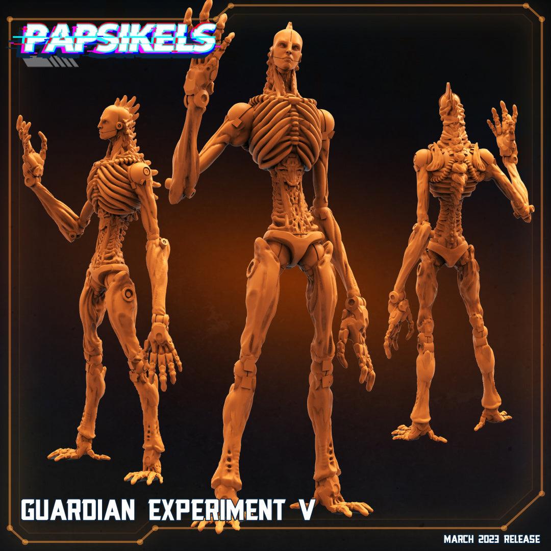 3D Printed Papsikels Cyberpunk  Sci-Fi - Guardian Experiment V - 28mm 32mm