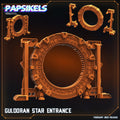 3D Printed Papsikels Cyberpunk  Sci-Fi - Guldoran Star Entrance - 28mm 32mm