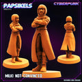 3D Printed Papsikels Cyberpunk Sci-Fi Milki Not Convinced - 28mm 32mm