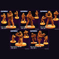 3D Printed Papsikels Cyberpunk Sci-Fi Pcpd Tactical Reaction Force Unit - 28mm 32mm