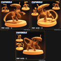 3D Printed Papsikels Cyberpunk Sci-Fi Pony Alien Set - 28mm 32mm