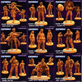3D Printed Papsikels Cyberpunk Sci-Fi Quadro Kantos Set - 28mm 32mm