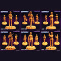 3D Printed Papsikels Cyberpunk Sci-Fi The Corpo World Agents Set - 28mm 32mm