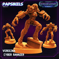 3D Printed Papsikels Cyberpunk Sci-Fi Vareezna Cyber Ravager Cyber Saga - 28mm 32mm