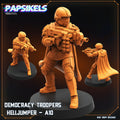 3D Printed Papsikels Democracy Trooper Helljumper A10 28mm 32mm